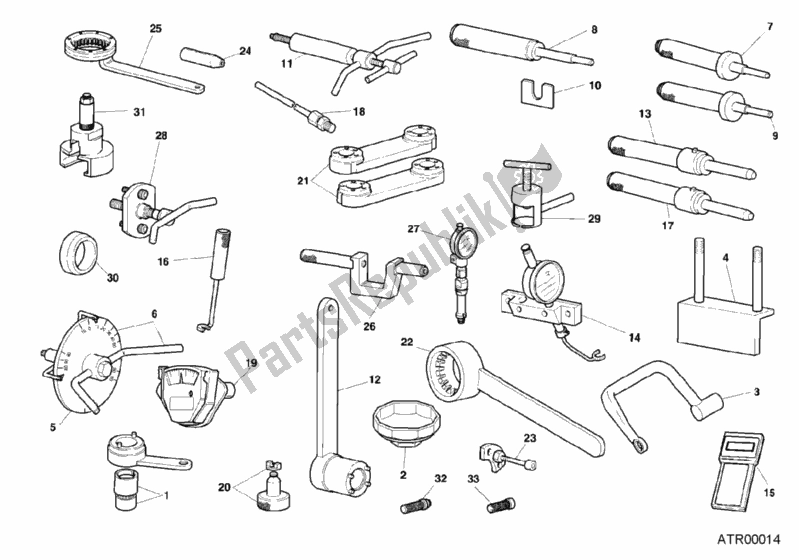 All parts for the Workshop Service Tools, Engine of the Ducati Superbike 996 SPS 2000